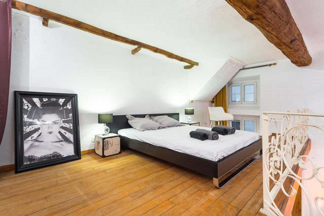 Le Prefecture - Luxueux F3 En Duplex, Ascenseur, Coeur Vieux-Niceアパートメント エクステリア 写真